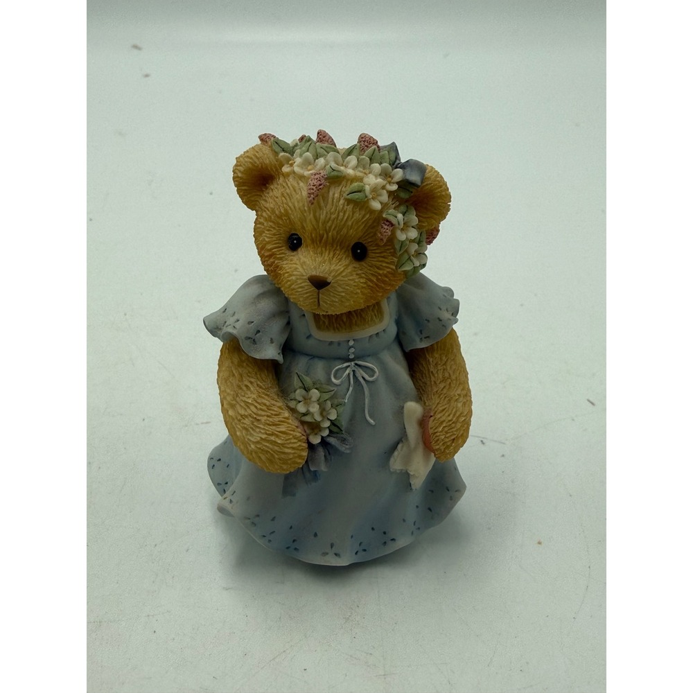 Cherished Teddies 1998 Bridesmaid Bear Figurine 476323 Priscilla Hillman Enesco